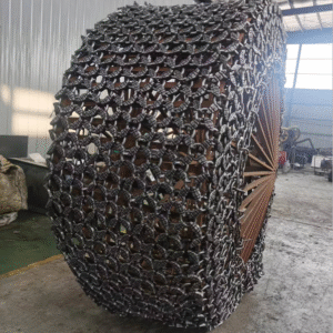 45/65r45 Tyre Protective Chains With ×18mm Universal for Open-Pit Mine Application