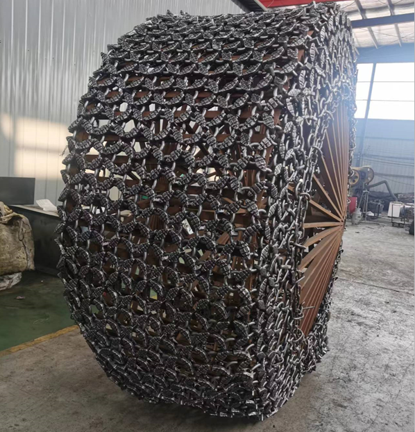 45/65r45 Tyre Protective Chains With ×18mm Universal for Open-Pit Mine Application