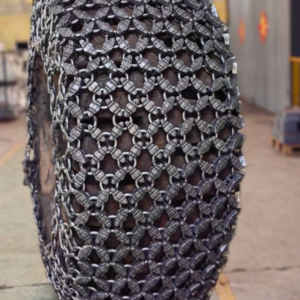 35/65R33 Carbonized Tire Protection Chain Supply To Peru & Chile Distributor