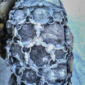 ×12mm Loader Traction Snow Chain 16/70-20 1200-24 Slip Resistant