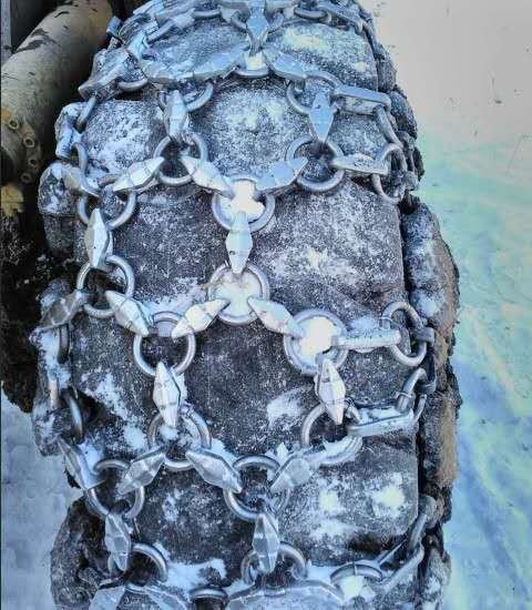 ×12mm Loader Traction Snow Chain 16/70-20 1200-24 Slip Resistant