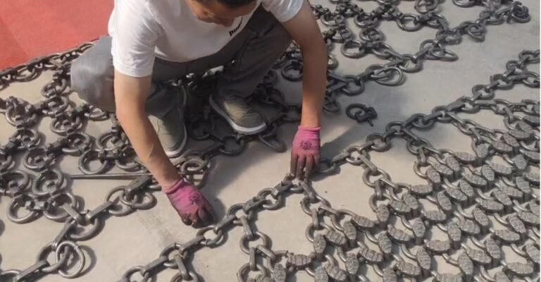 How to adjust snow tire chains